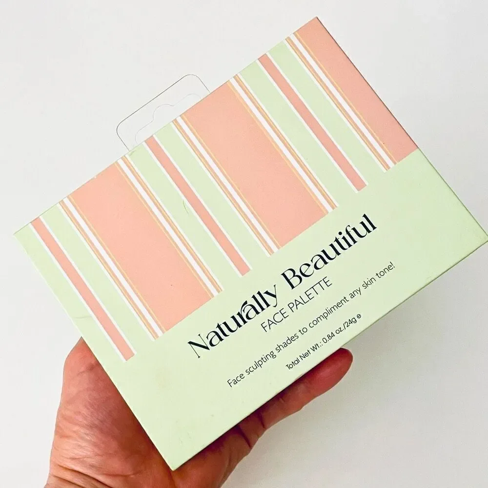 NWT natural beautiful face Palette Sculpting Shades to Compliment any skin Tone
